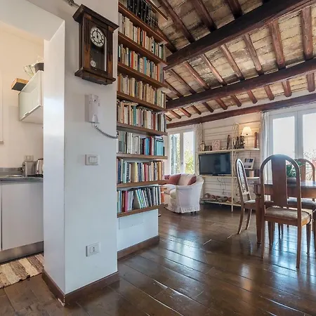 Trastevere Panoramic Rooftop Loft Appartement Rome