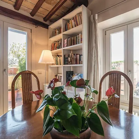 Trastevere Panoramic Rooftop Loft Appartement
